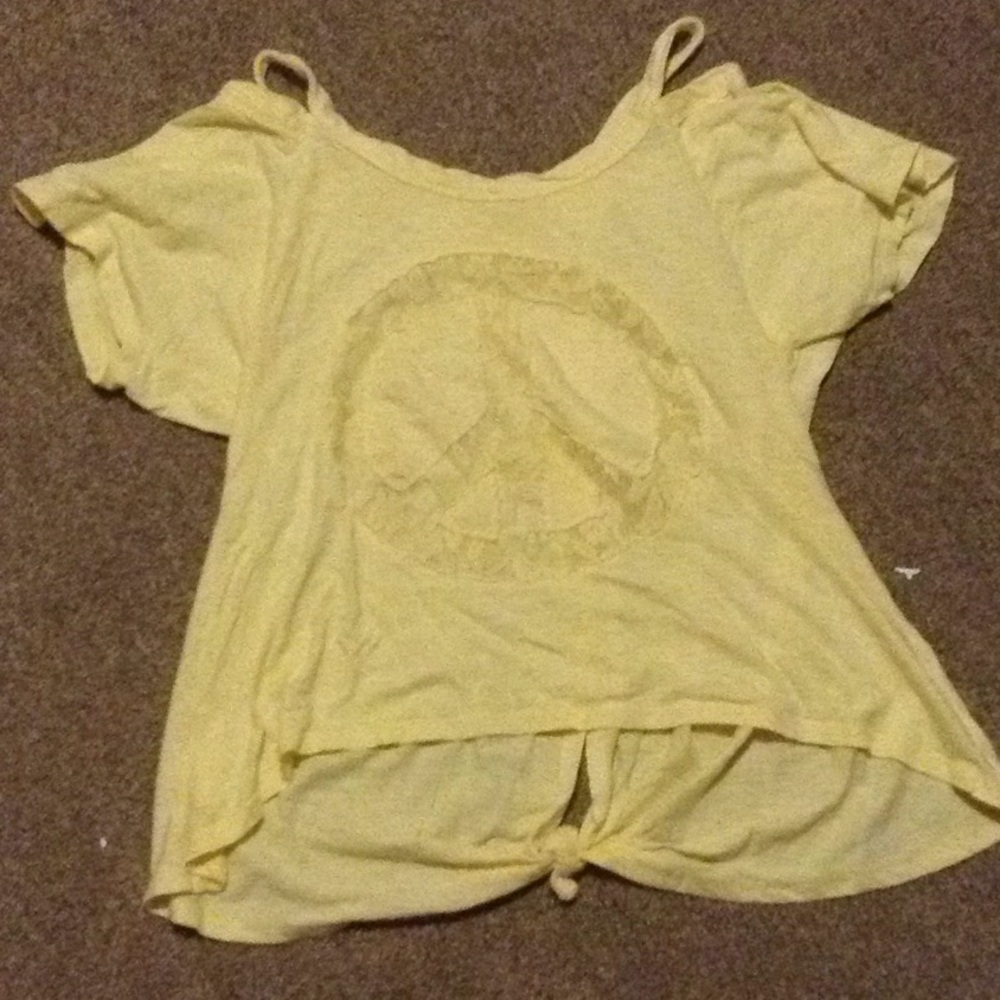 Girls cold shoulder top
